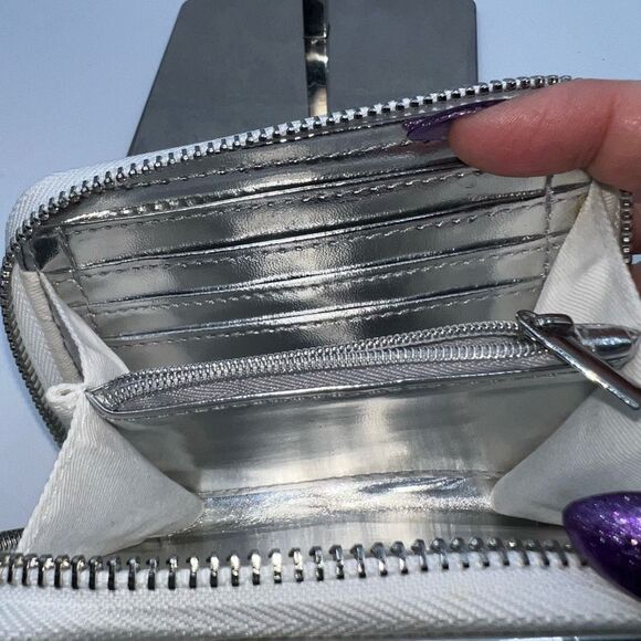 Swarovski Metallic and Crystal Small Wallet - Picture 3 of 10